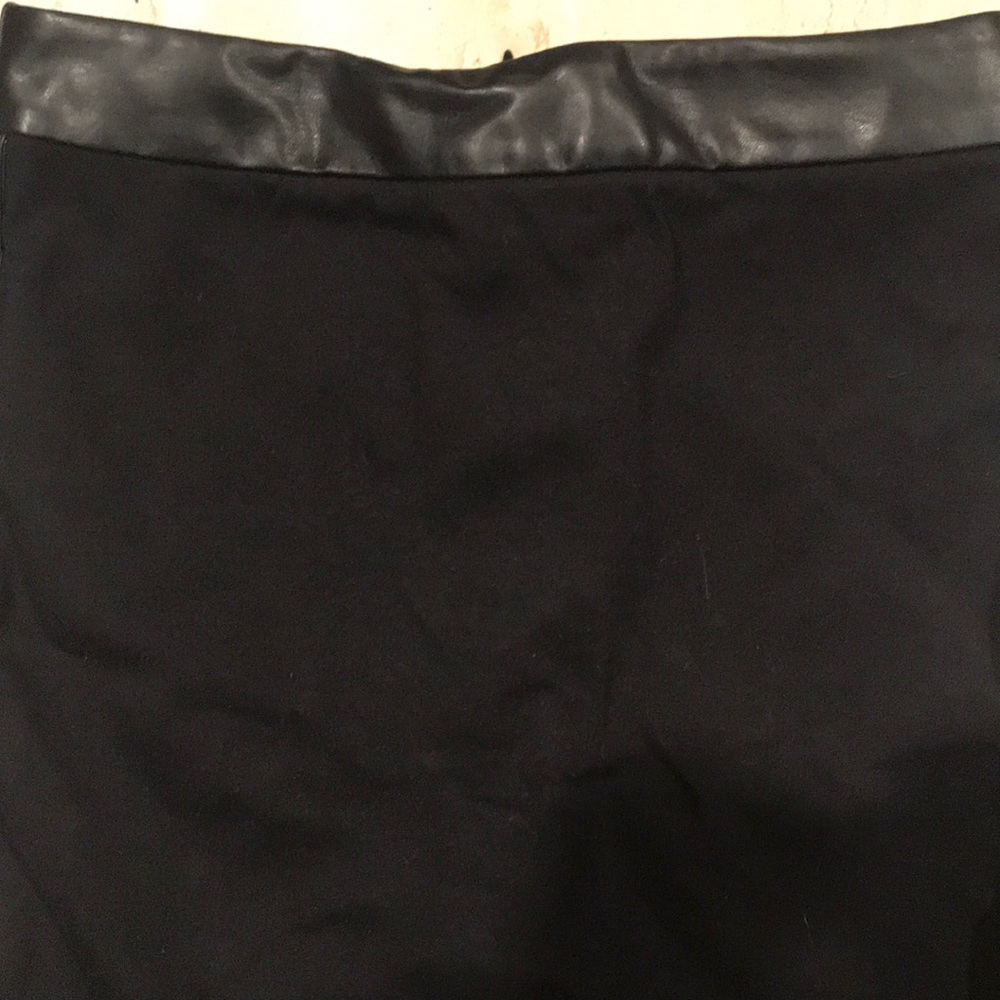 NWT black loft skirt with faux letter piping 00P - Picture 4 of 8